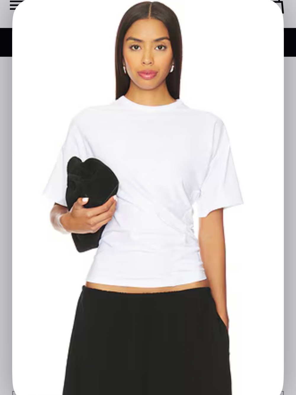 Women's White Short Sleeve Tee - Sleek Everyday Top